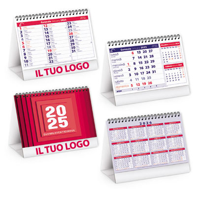 calendario da tavolo personalizzato